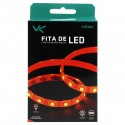 Fita De Led Vx Gaming Vermelho Com Conexão Molex 60 Pontos De Led 1 Metro - Lvm1